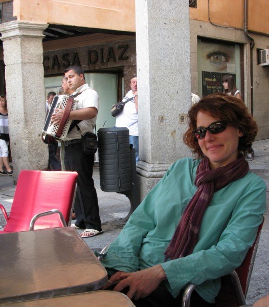 being serenaded in Spain being serenaded in Spain
