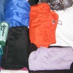 toiletries, rain jacket, jammies